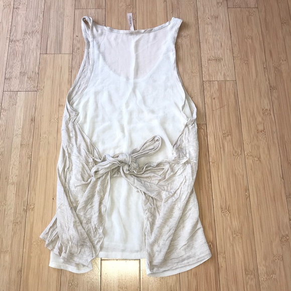 Audrey Two piece Cream/Tan Tank Top Size S/M - Picture 3 of 3